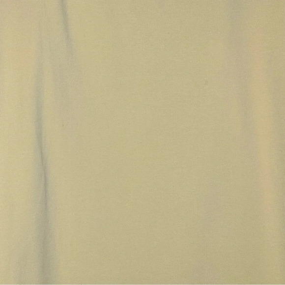 Preswick & Moore 2X Shirt Top Yellow Solid Short Sleeve Scoop Neck Cotton Knit - Picture 2 of 7